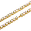 NL101 Street Hip Hop Necklace, Size: 20 Inches (Rose Gold)