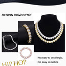 NL101 Street Hip Hop Necklace, Size: 20 Inches (Rose Gold)