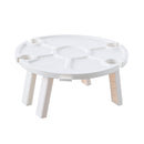 Outdoor Picnic Portable Folding Wine Table(White)