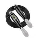 2 PCS Sport Electronic Counting Wire Skipping Rope, Style: Wired Wire Rope (Gray)