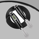 2 PCS Sport Electronic Counting Wire Skipping Rope, Style: Wired Wire Rope (Gray)