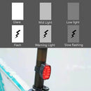 BG-3106 Bicycle Lamp USB Charging Mountain Bike Night Rider Light(Red)