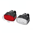 BG-3106 Bicycle Lamp USB Charging Mountain Bike Night Rider Light(White)