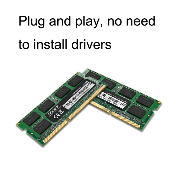 OSCOO DDR3 NB 1600MHz Computer Memory, Memory Capacity: 4GB