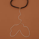 2 PCS BT198-1 Long Simple Stretch Anklet(Jaw Drill)