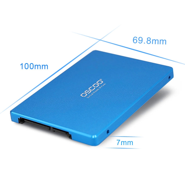 OSCOO SSD-001BLUE 2.5 inch SATA High Speed SSD Solid State Drive, Capacity: 128GB
