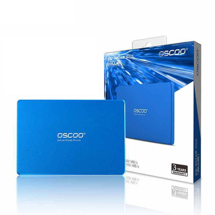 OSCOO SSD-001BLUE 2.5 inch SATA High Speed SSD Solid State Drive, Capacity: 128GB