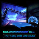 OSCOO SSD-001BLUE 2.5 inch SATA High Speed SSD Solid State Drive, Capacity: 512GB