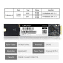 OSCOO ON800A SSD Computer Solid State Drive for Macbook, Capacity: 128GB
