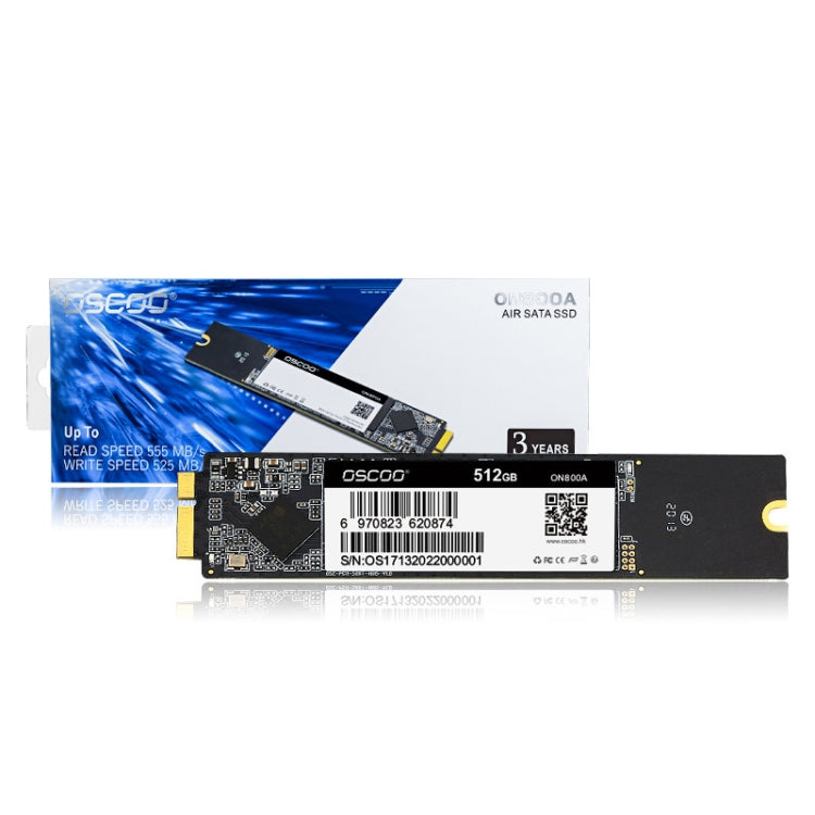 OSCOO ON800A SSD Computer Solid State Drive for Macbook, Capacity: 512GB