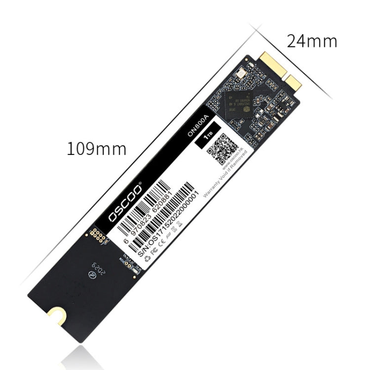 OSCOO ON800A SSD Computer Solid State Drive for Macbook, Capacity: 1TB