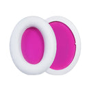 1 Pair Headset Earmuffs For Kingston HyperX Cloud II / Silver / Alpha / Flight / Stinger, Colour: White+Rose Red