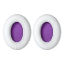 1 Pair Headset Earmuffs For Kingston HyperX Cloud II / Silver / Alpha / Flight / Stinger, Colour: White+Purple Lambskin