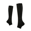 Sports Pressure Socks Compressed Brake Zipper Socks, Size: S/M(Black)