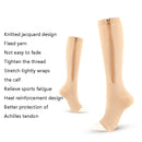 Sports Pressure Socks Compressed Brake Zipper Socks, Size: S/M(Copper Skin Color)