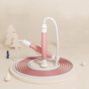 2 PCS Children Sectional Sand Type Skipping Rope, Length: 3.0m (Pink)