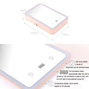 FD001 LED Dimming Makeup Mirror With Storage Makeup Box(Mint Green)