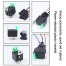 5 Sets JD2912 4 Pin Car Relay With Fuse, Rated voltage: 12V