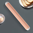 2 PCS Exhaust Rolling Pin Plastic Anti-Mold Non-Stick Rolling Pin(Pink)