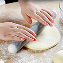 2 PCS Exhaust Rolling Pin Plastic Anti-Mold Non-Stick Rolling Pin(Pink)