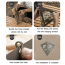 Outdoor Stainless Steel Triangle Barbecue Bonfire Stove Hanger