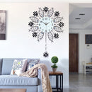 Living Room Minimalist Swing Clock Bedroom Mute Decorative Watch(Small)