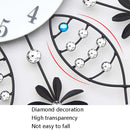 Living Room Minimalist Swing Clock Bedroom Mute Decorative Watch(Small)