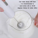 Electric Handheld Mini Coffee Milk Frother, Color: J-3 White