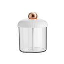 WY11 Transparent Porous Bubbler(White Gold)