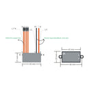 DC 12V Anion Air Purifier Negative Ion Generator Module(Black)