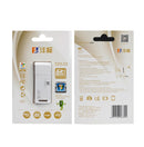 5 PCS FB FB-360 2 in 1 USB Computer Card Reader(White)