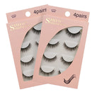 2 Sets SHIDISHANGPIN 3D Mink False Eyelashes Naturally Thick Eyelashes(G101)