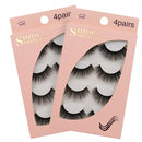 2 Sets SHIDISHANGPIN 3D Mink False Eyelashes Naturally Thick Eyelashes(G103)
