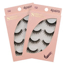 2 Sets SHIDISHANGPIN 3D Mink False Eyelashes Naturally Thick Eyelashes(G108)