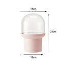 LSHZ13 12-Hole Soft Plastic Spacer Cosmetic Brush Storage Box(White)