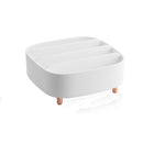 LSHZ09 Desktop Compartment Cosmetic Storage Box(White)