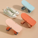 2 PCS 3-Level Adjustable Double-Layer Shoe Storage Rack(Pink)