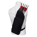 Oxford Cloth Single Shoulder Crossbody Arrow Bag(Black)