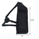 Oxford Cloth Single Shoulder Crossbody Arrow Bag(Black)