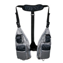 Breathable Oxford Cloth Fishing Vest(Black Gray)