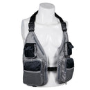 Breathable Oxford Cloth Fishing Vest(Black Gray)