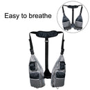 Breathable Oxford Cloth Fishing Vest(Black Gray)