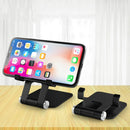 MT510 Universal Metal Folding Stand For Mobile Phone And Tablet(Mysterious Black)