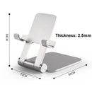 MT510 Universal Metal Folding Stand For Mobile Phone And Tablet(Rose Gold)