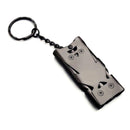 2 PCS Outdoor High Decibel Stainless Steel Three-Tube Survival Rescue Whistle(Black)