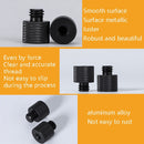 10 PCS Screw Adapter 1/4 Female to 3/8 Male Screw (Blue)