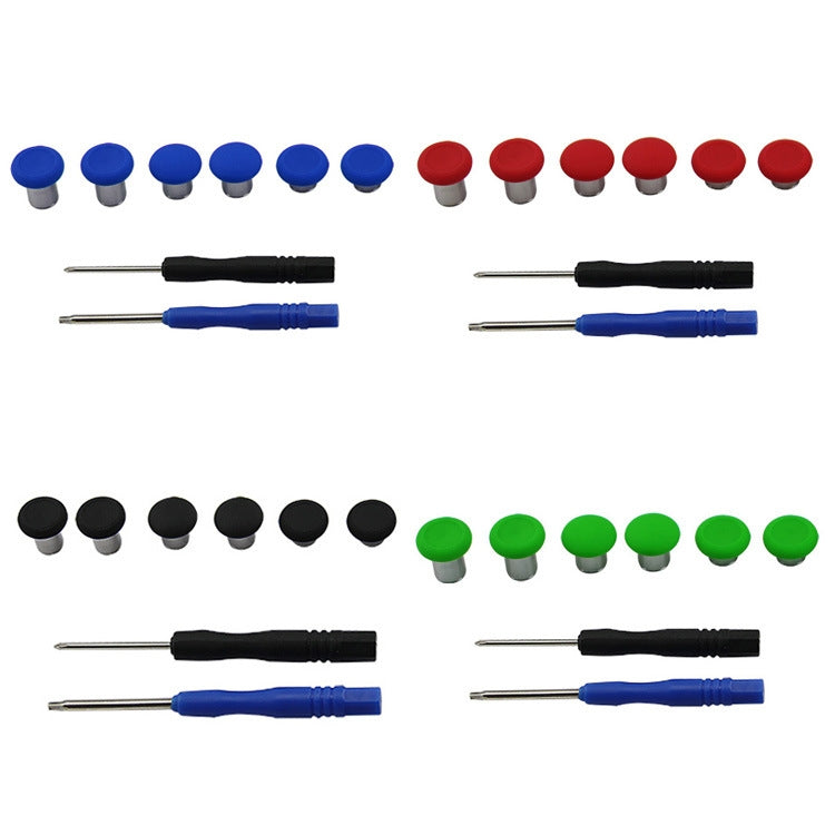 6 PCS Button Accessories For PS4 / Switch / Xbox One(Black)