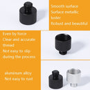 4 PCS 5/8 Female to 3/8 Male Adapter Screw(Black)