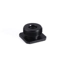 2 PCS Aluminum Hot Shoe Single Nut Screw 5/8 Male to 1/4 Female Adapter