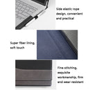 PU Leather Laptop Protective Sleeve For Microsoft Surface Book 3 15 inches(Gentleman Gray)